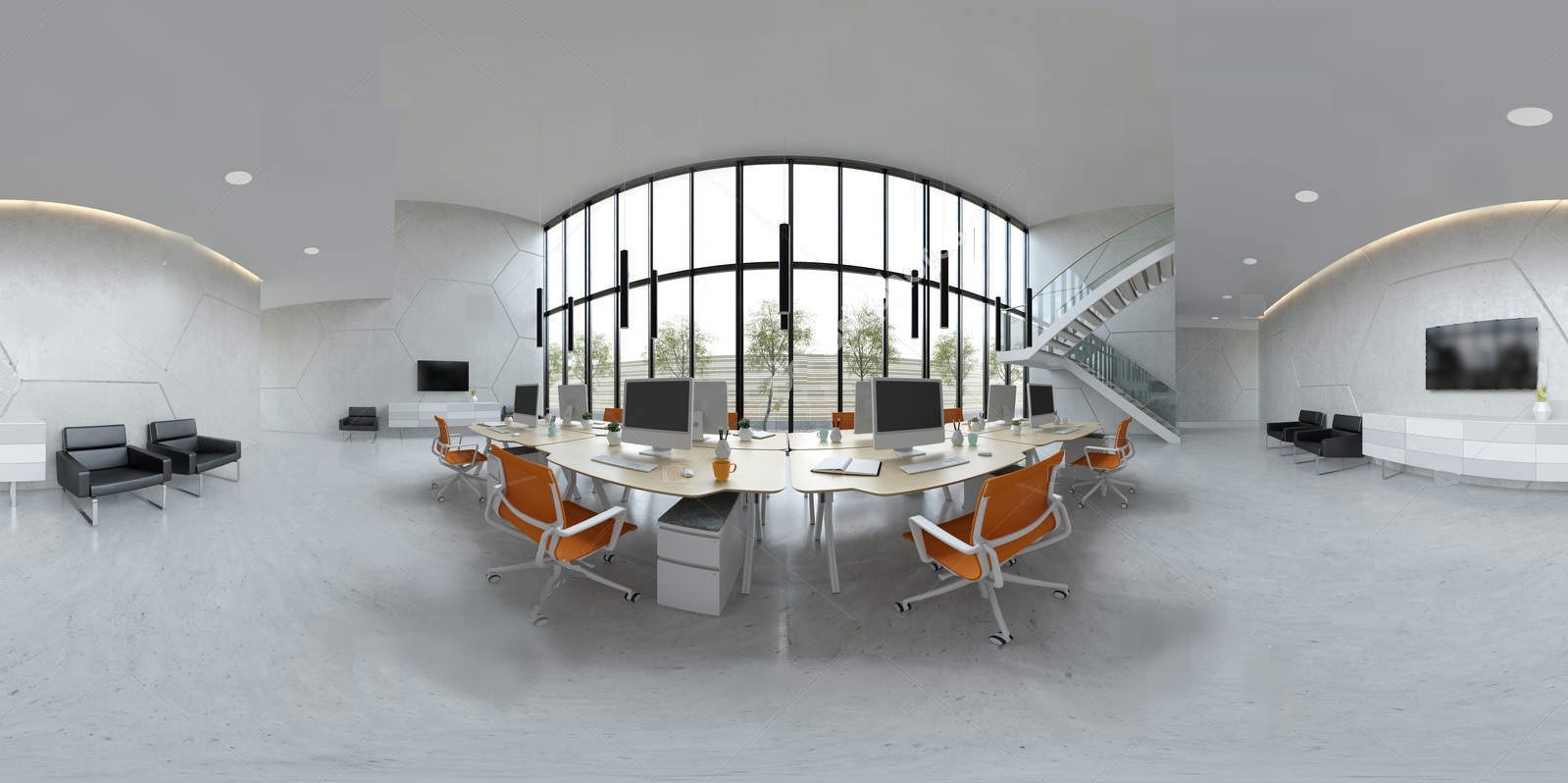 Boutique Hotel Lobby — panorama 360°